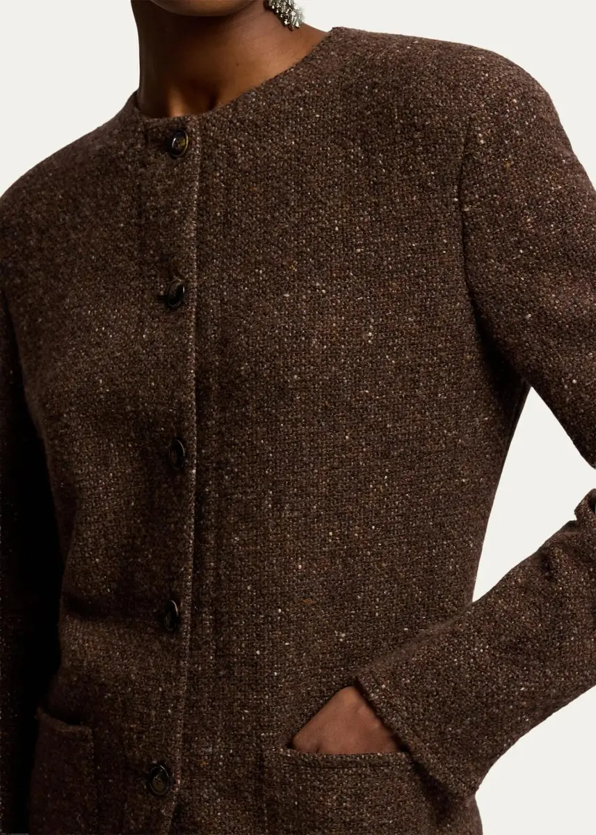 Ralph Lauren Collection Alira Wool-Blend Donegal Tweed Jacket | Thumbnail 5 Ralph Lauren Collection Alira Wool-Blend Donegal Tweed Jacket | Thumbnail 5