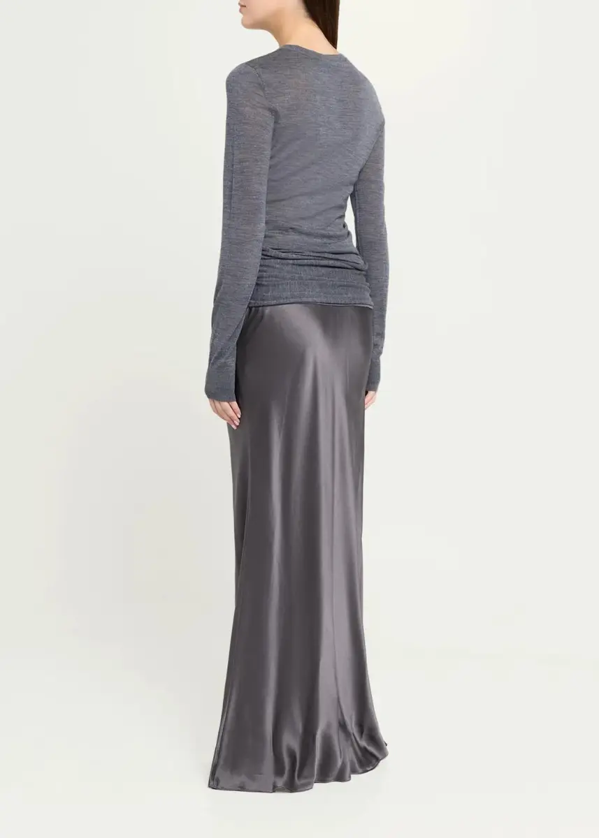 Christopher Esber Mixed-Media Meril Knit Monument Maxi Dress | Thumbnail 3 Christopher Esber Mixed-Media Meril Knit Monument Maxi Dress | Thumbnail 3