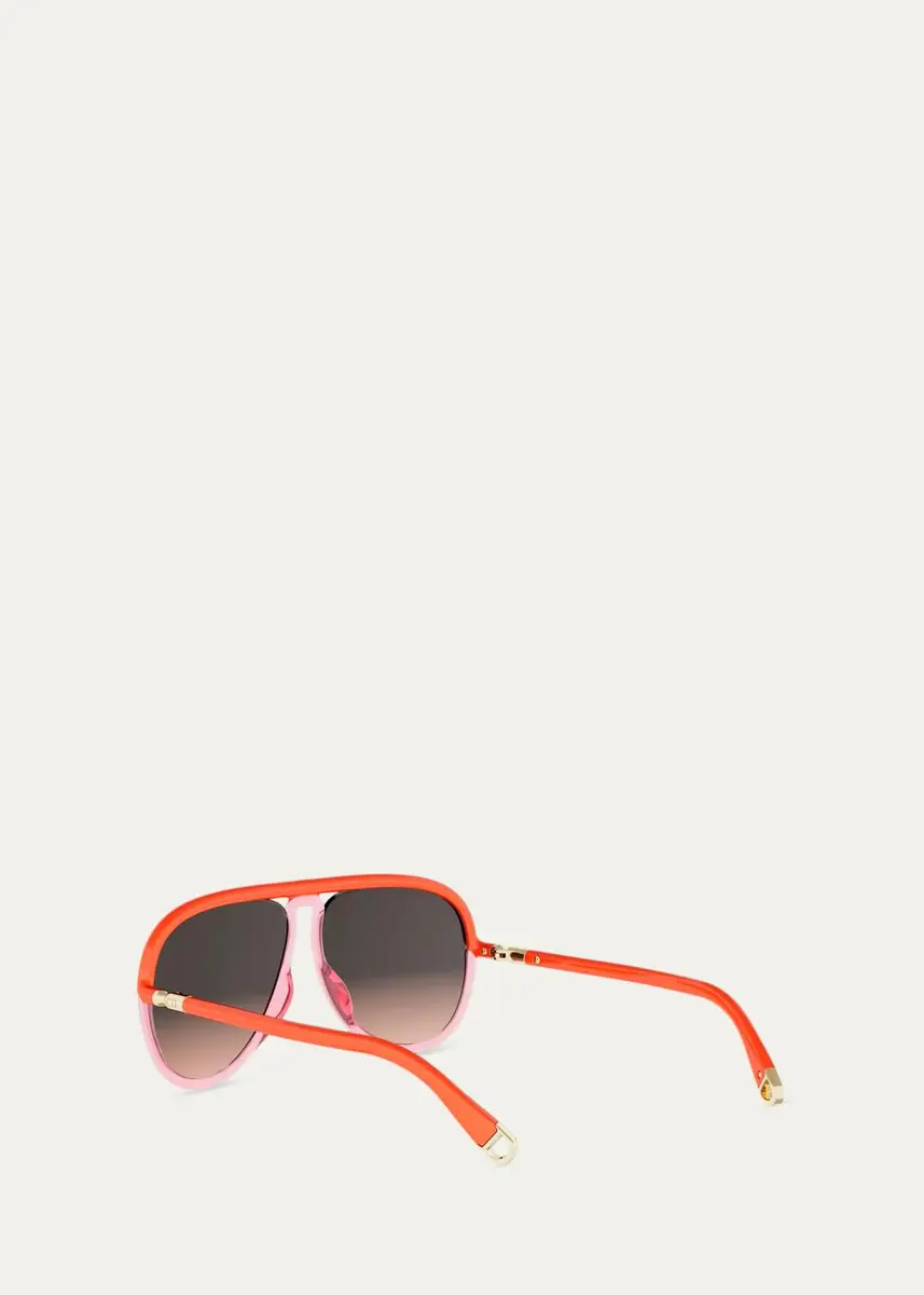 Dior Twincolors 61MM Aviator Sunglasses | Thumbnail 3
