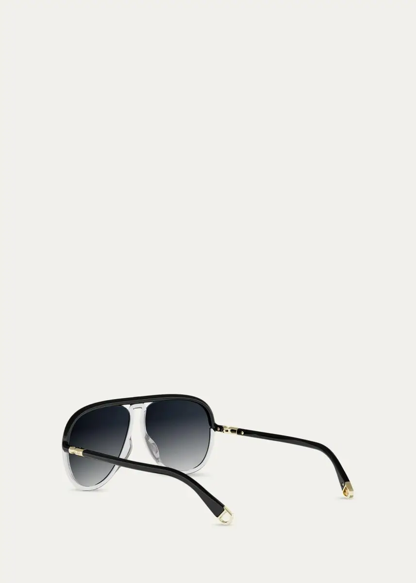 Dior Twincolors 61MM Aviator Sunglasses | Thumbnail 6