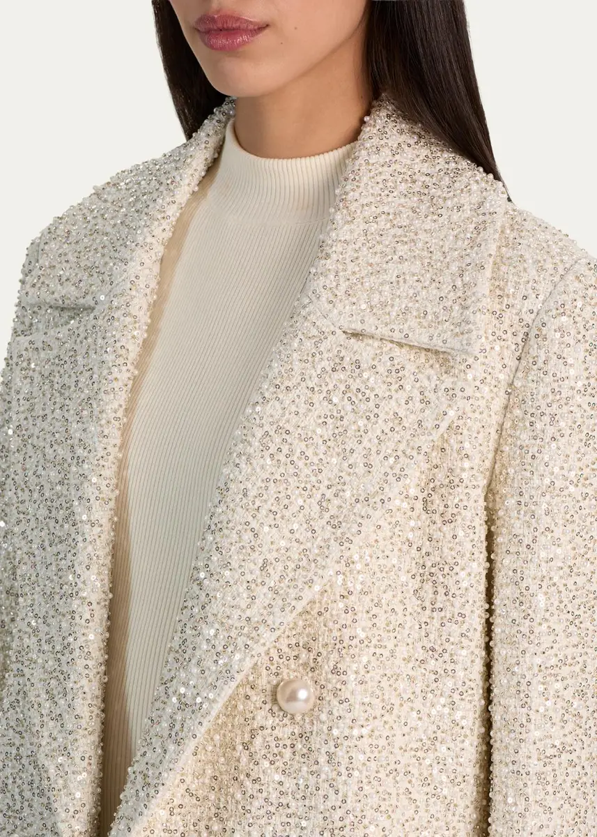 Alice + Olivia Nicholas Embellished Coat | Thumbnail 5 Alice + Olivia Nicholas Embellished Coat | Thumbnail 5