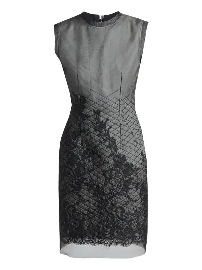 Quilted Lace Dress Quilted Lace Dress