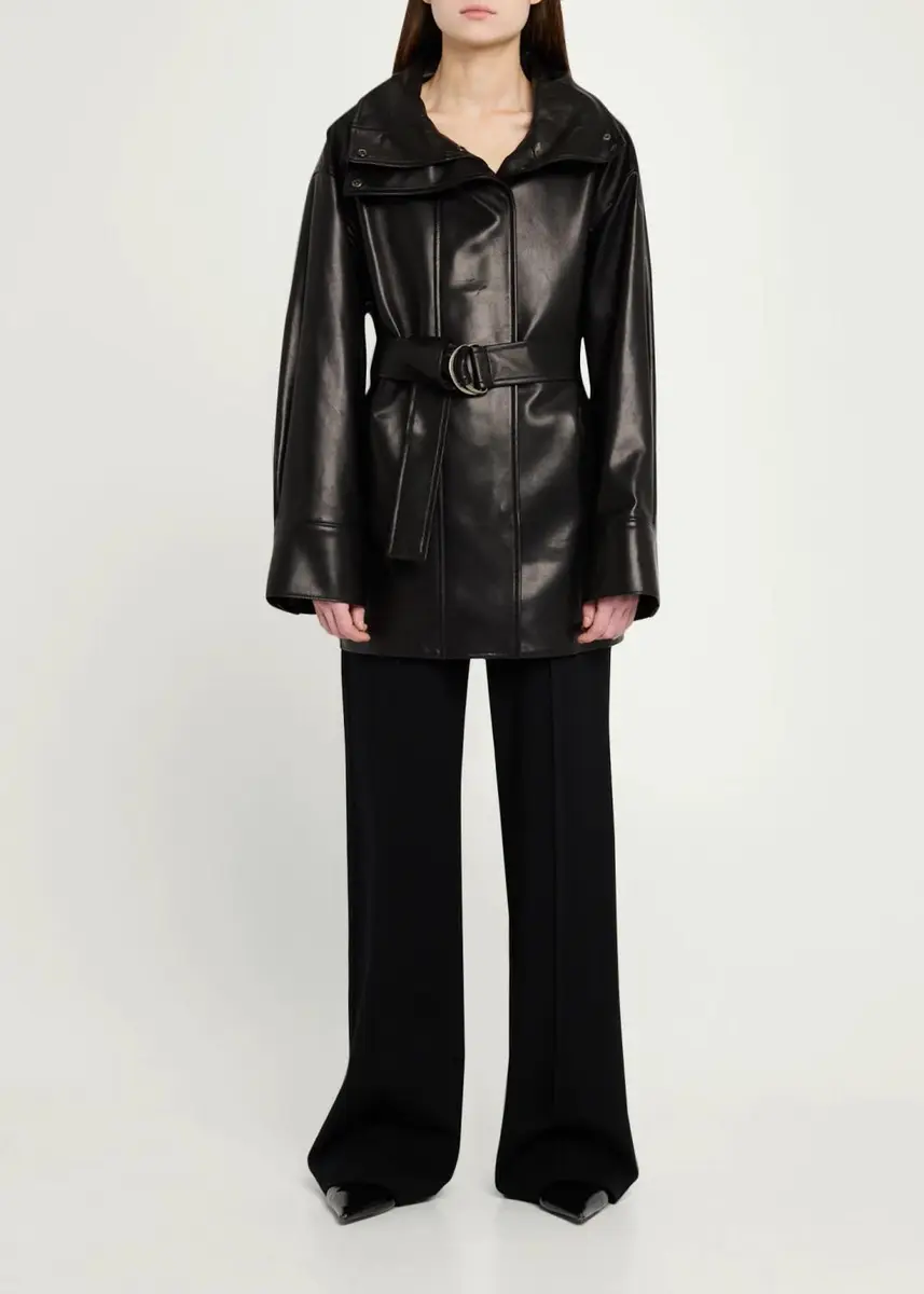 Heirlome Ellis Belted Leather Jacket | Thumbnail 2 Heirlome Ellis Belted Leather Jacket | Thumbnail 2