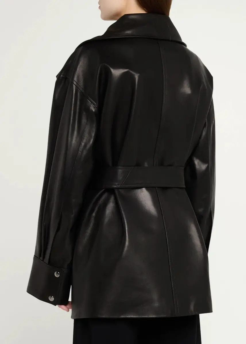 Heirlome Ellis Belted Leather Jacket | Thumbnail 3 Heirlome Ellis Belted Leather Jacket | Thumbnail 3