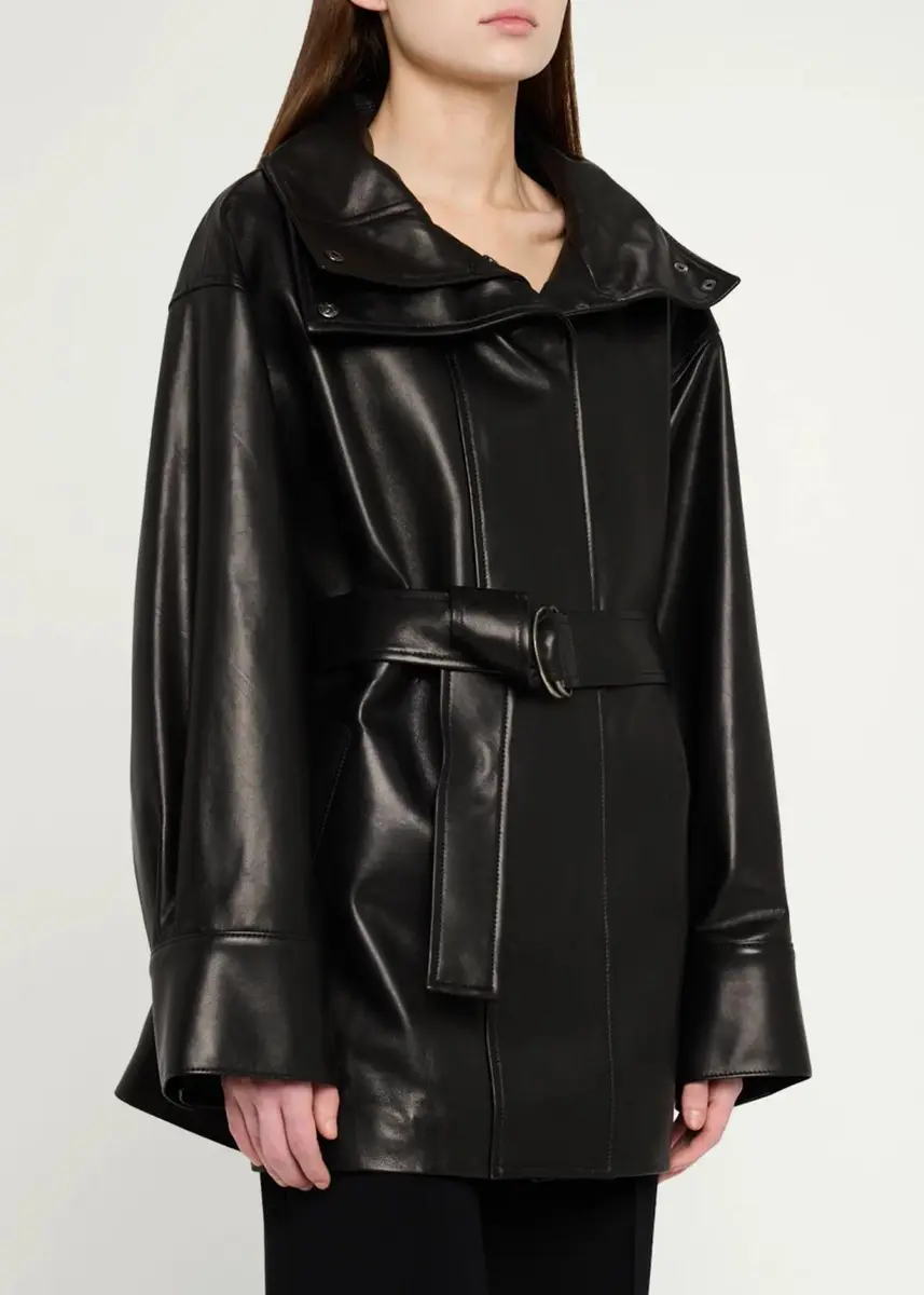Heirlome Ellis Belted Leather Jacket | Thumbnail 4 Heirlome Ellis Belted Leather Jacket | Thumbnail 4