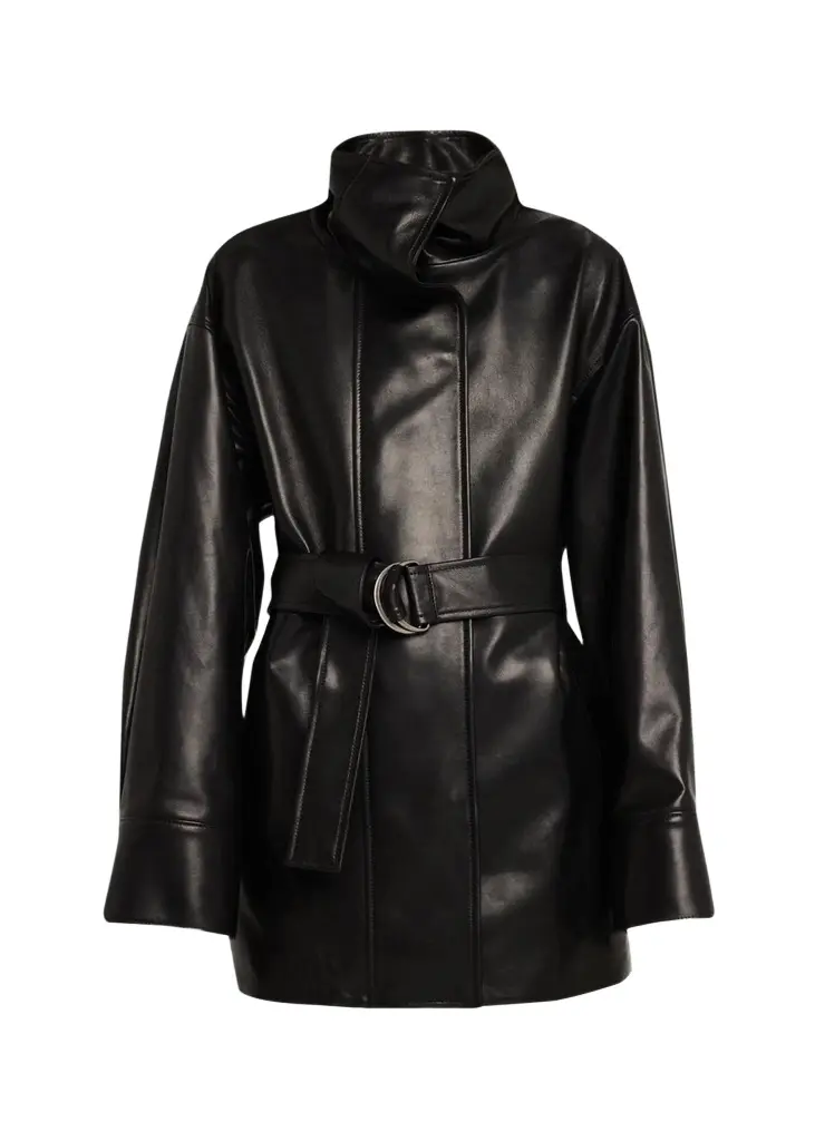 Heirlome Ellis Belted Leather Jacket