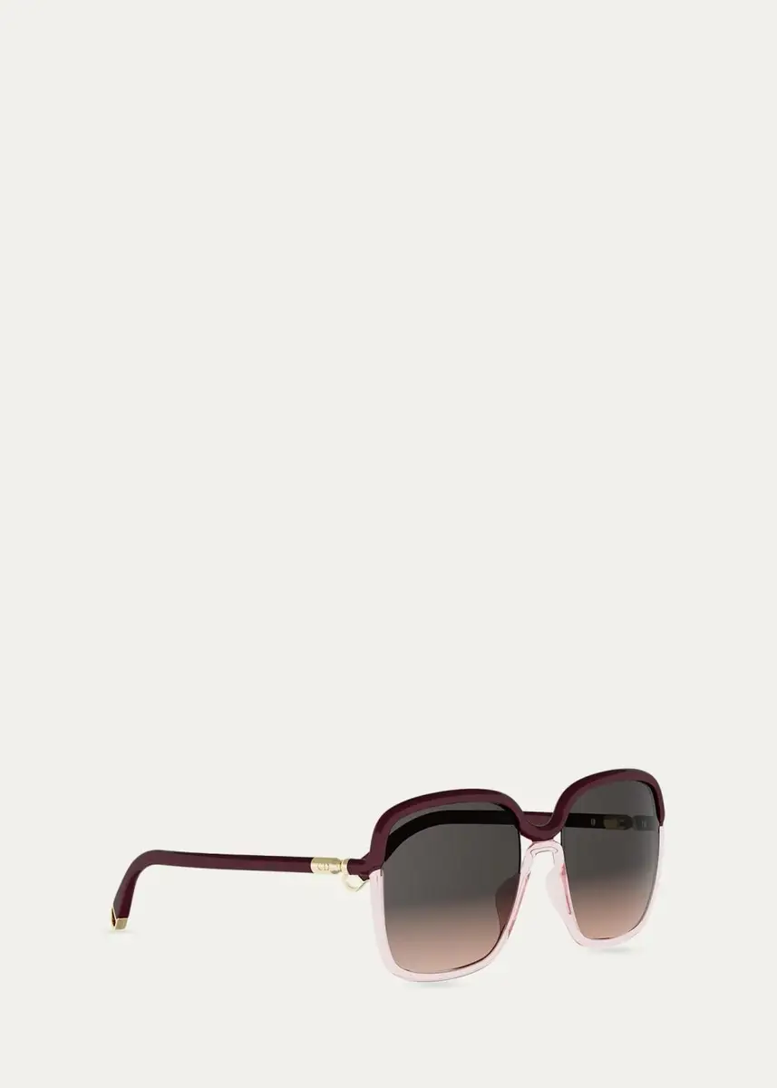 Dior Twincolors 56MM Square Sunglasses | Thumbnail 2