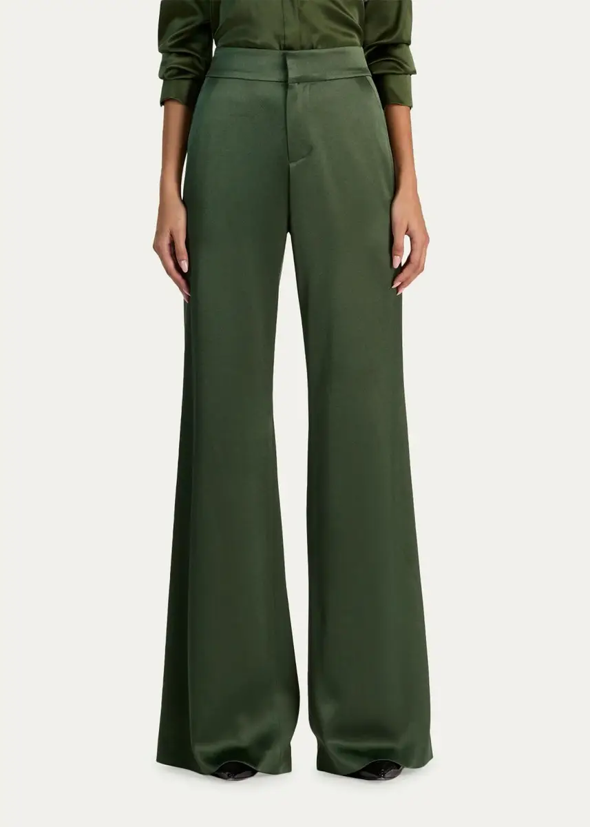 Alice + Olivia Dylan High-Rise Wide-Leg Pants | Thumbnail 4 Alice + Olivia Dylan High-Rise Wide-Leg Pants | Thumbnail 4