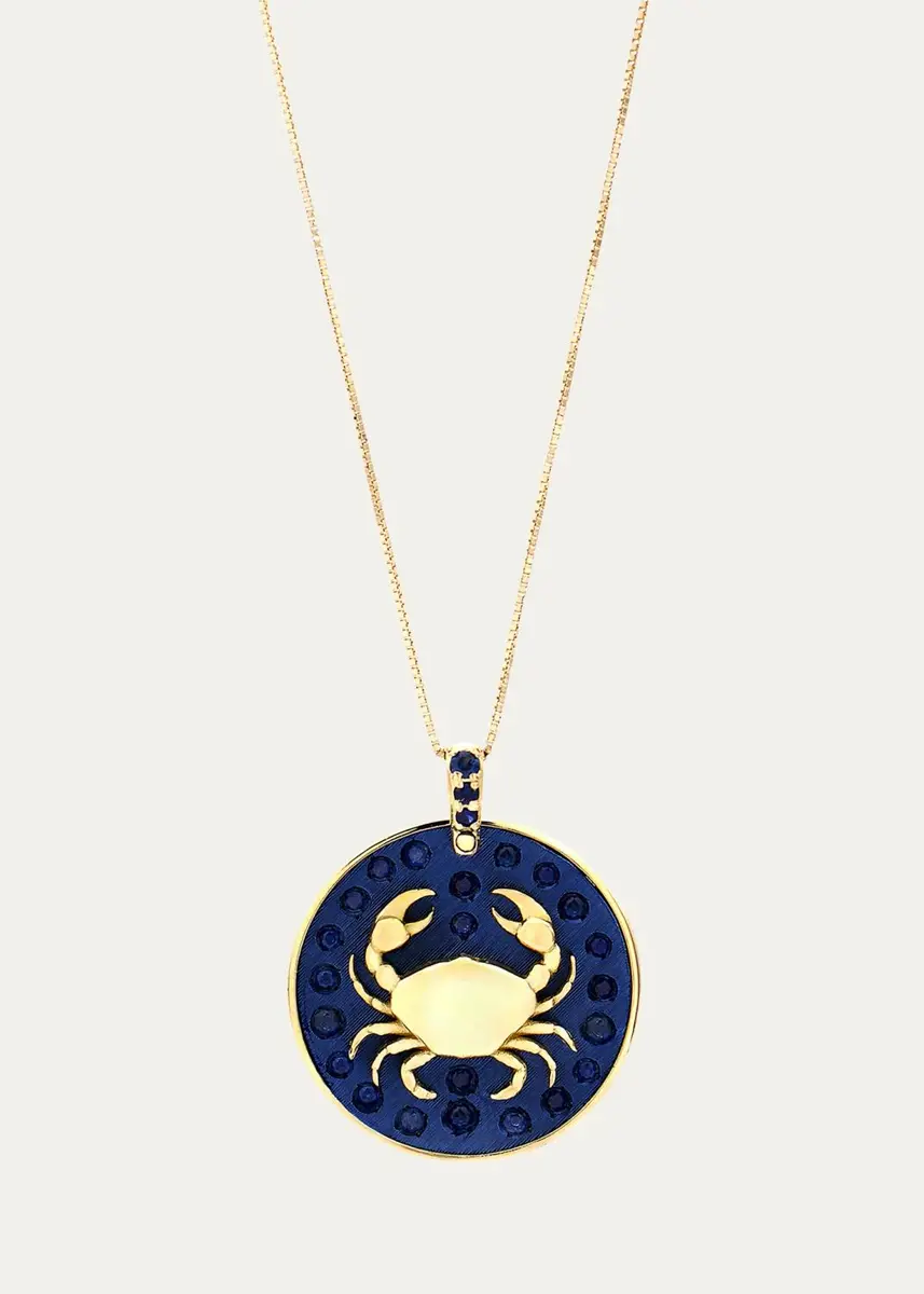 FARAONE MENNELLA by R.F.M.A.S. 18K Yellow Gold Cancer Pendant Necklace | Thumbnail 3 FARAONE MENNELLA by R.F.M.A.S. 18K Yellow Gold Cancer Pendant Necklace | Thumbnail 3