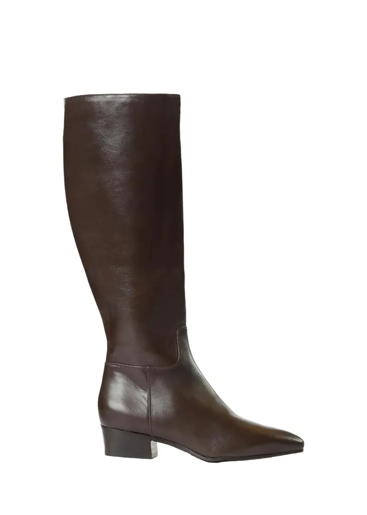 Aquatalia 40mm Fuoco Waterproof Leather Knee-High Boots
