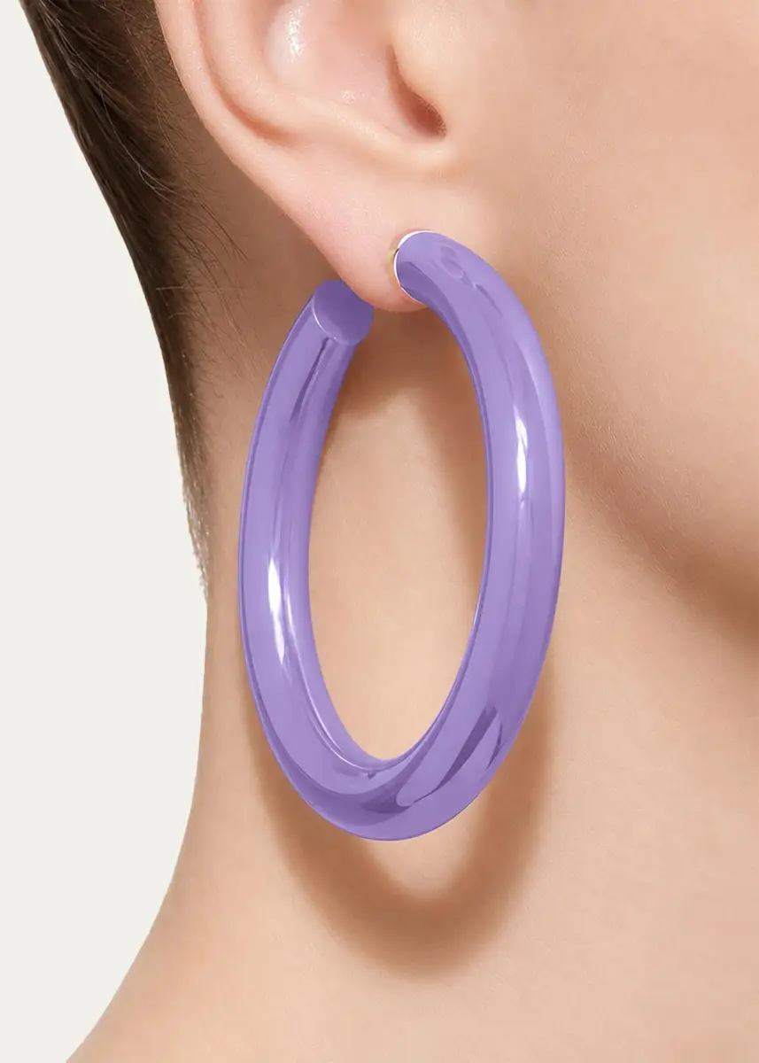 FARAONE MENNELLA by R.F.M.A.S. 18K Barbarella Large Hoop Earrings | Thumbnail 2 FARAONE MENNELLA by R.F.M.A.S. 18K Barbarella Large Hoop Earrings | Thumbnail 2