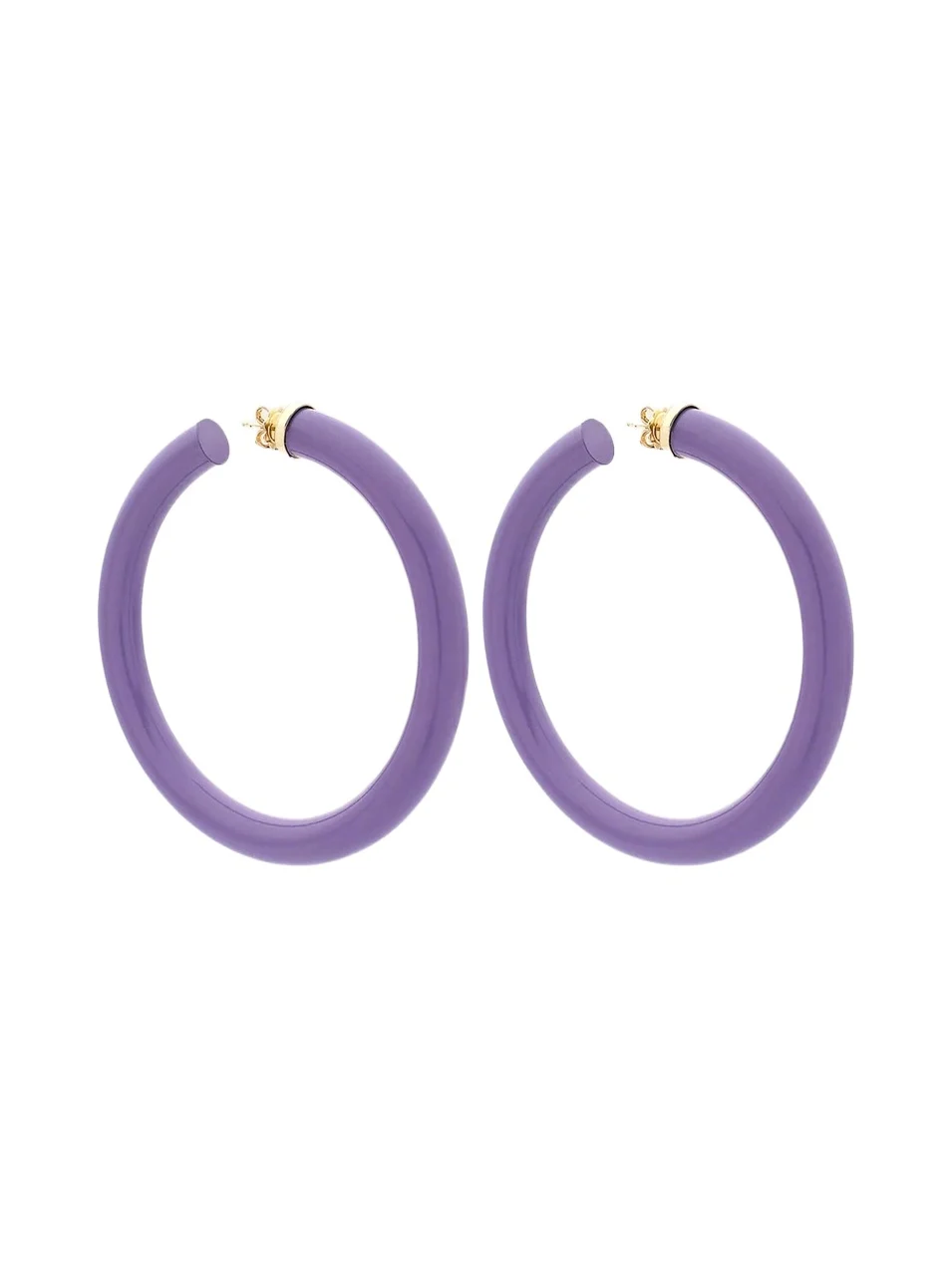 18K Barbarella Large Hoop Earrings