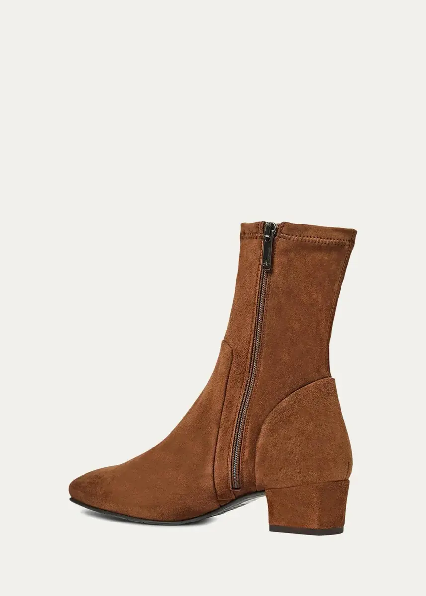 Aquatalia 40mm Stassi Suede Ankle Boots | Thumbnail 2 Aquatalia 40mm Stassi Suede Ankle Boots | Thumbnail 2