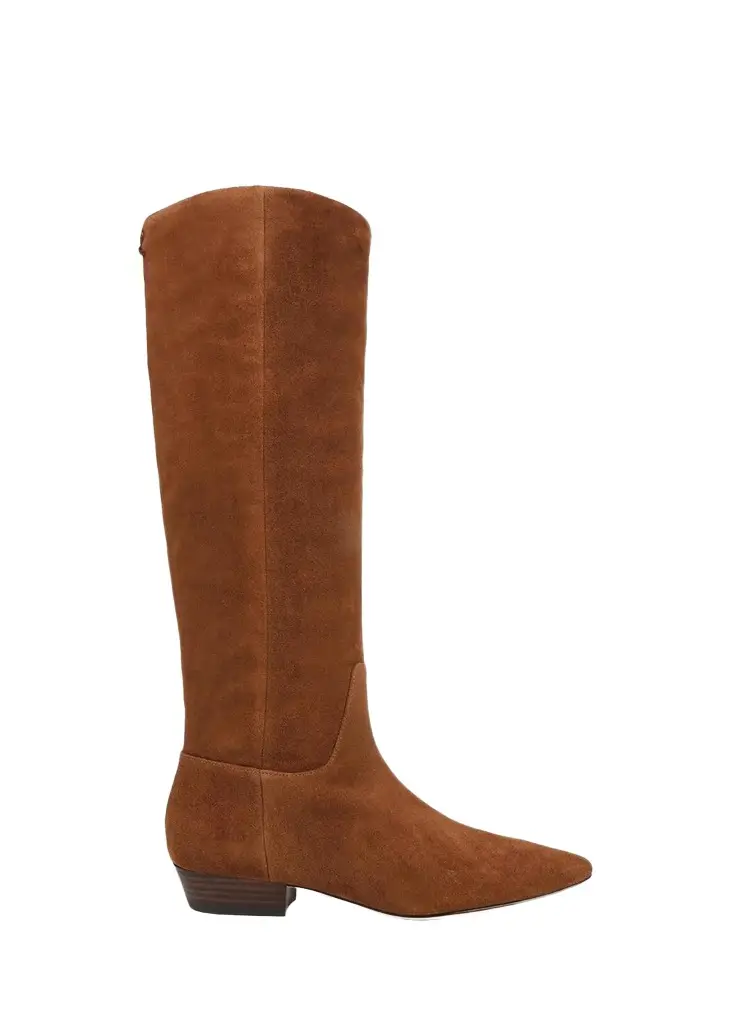 Gabrielle Suede Knee-High Boots