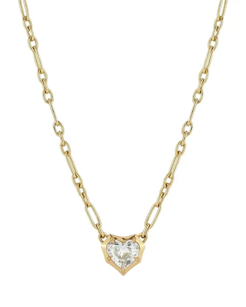 Jade Trau One-of-a-Kind Alchemy Heart Pendant Necklace