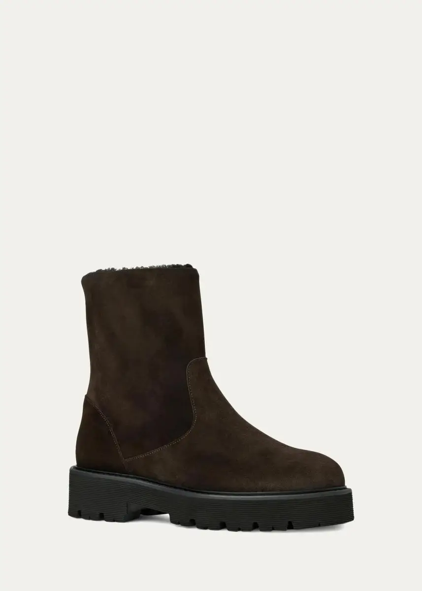 Aquatalia Eloise Shearling-Lined Suede Ankle Boots | Thumbnail 2 Aquatalia Eloise Shearling-Lined Suede Ankle Boots | Thumbnail 2