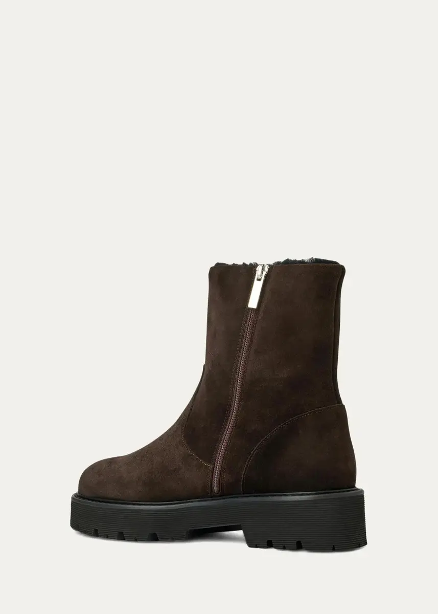 Aquatalia Eloise Shearling-Lined Suede Ankle Boots | Thumbnail 3 Aquatalia Eloise Shearling-Lined Suede Ankle Boots | Thumbnail 3