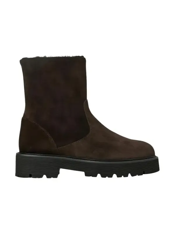 Eloise Shearling-Lined Suede Ankle Boots Eloise Shearling-Lined Suede Ankle Boots