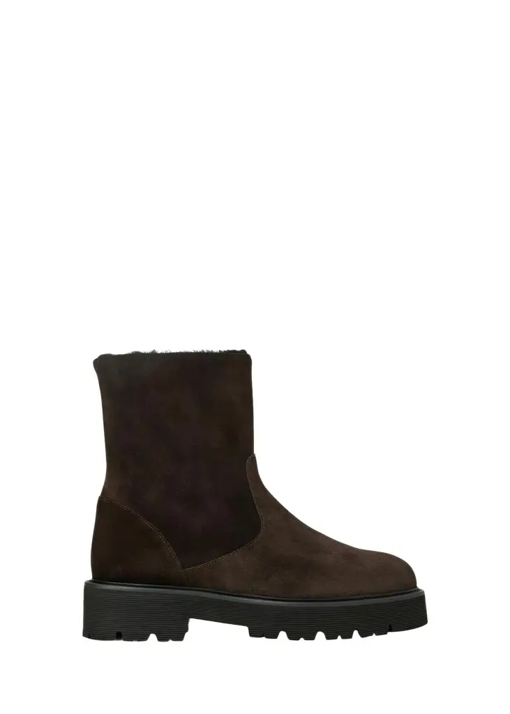Eloise Shearling-Lined Suede Ankle Boots Eloise Shearling-Lined Suede Ankle Boots