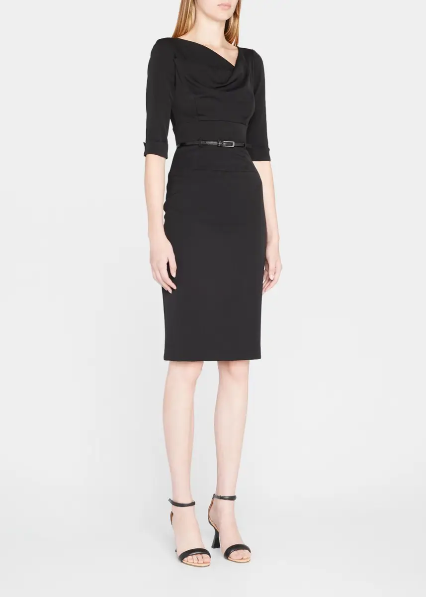 BLACK HALO Jackie 3/4-Sleeve Sheath Dress | Thumbnail 3 BLACK HALO Jackie 3/4-Sleeve Sheath Dress | Thumbnail 3