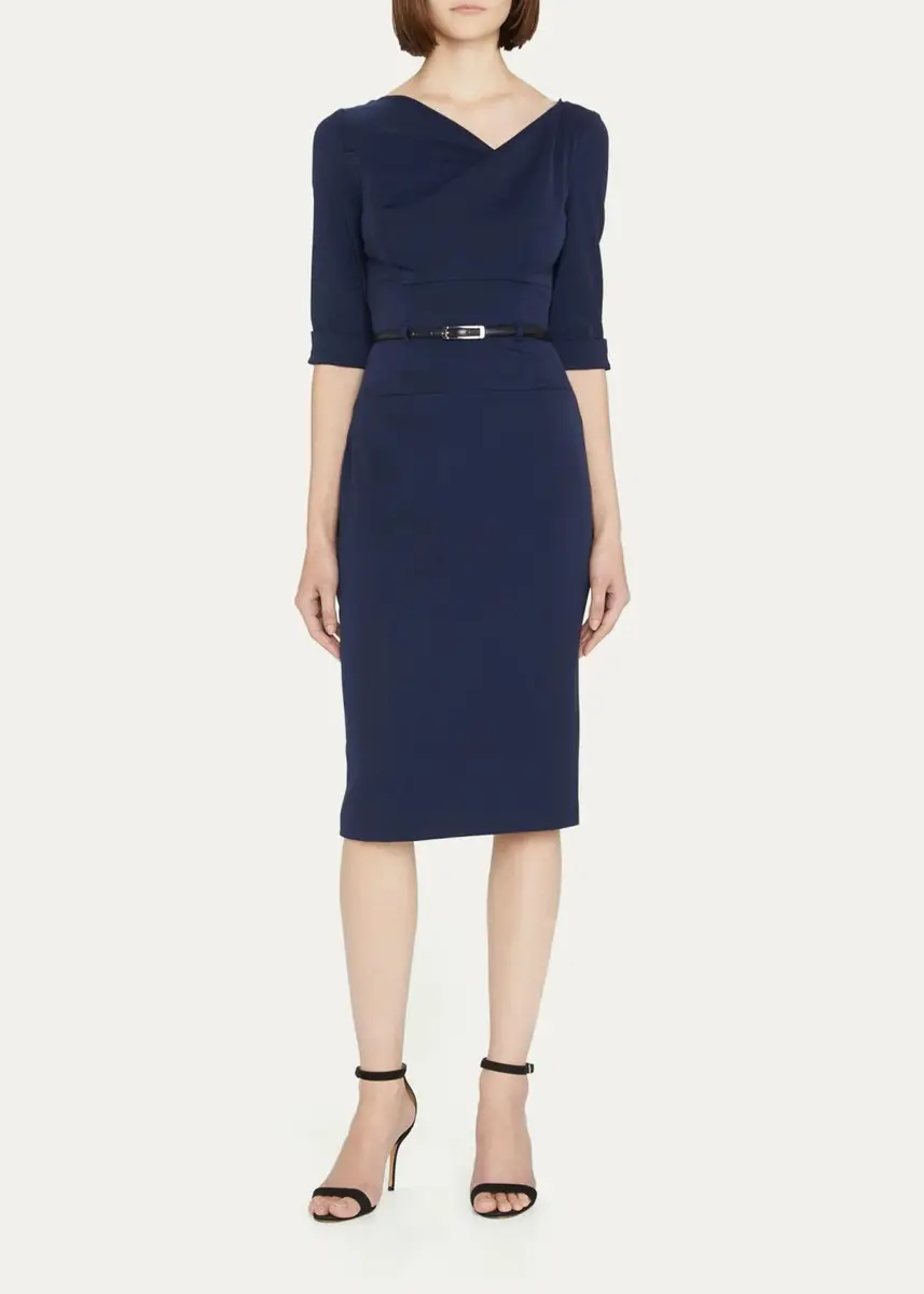 BLACK HALO Jackie 3/4-Sleeve Sheath Dress | Thumbnail 6 BLACK HALO Jackie 3/4-Sleeve Sheath Dress | Thumbnail 6