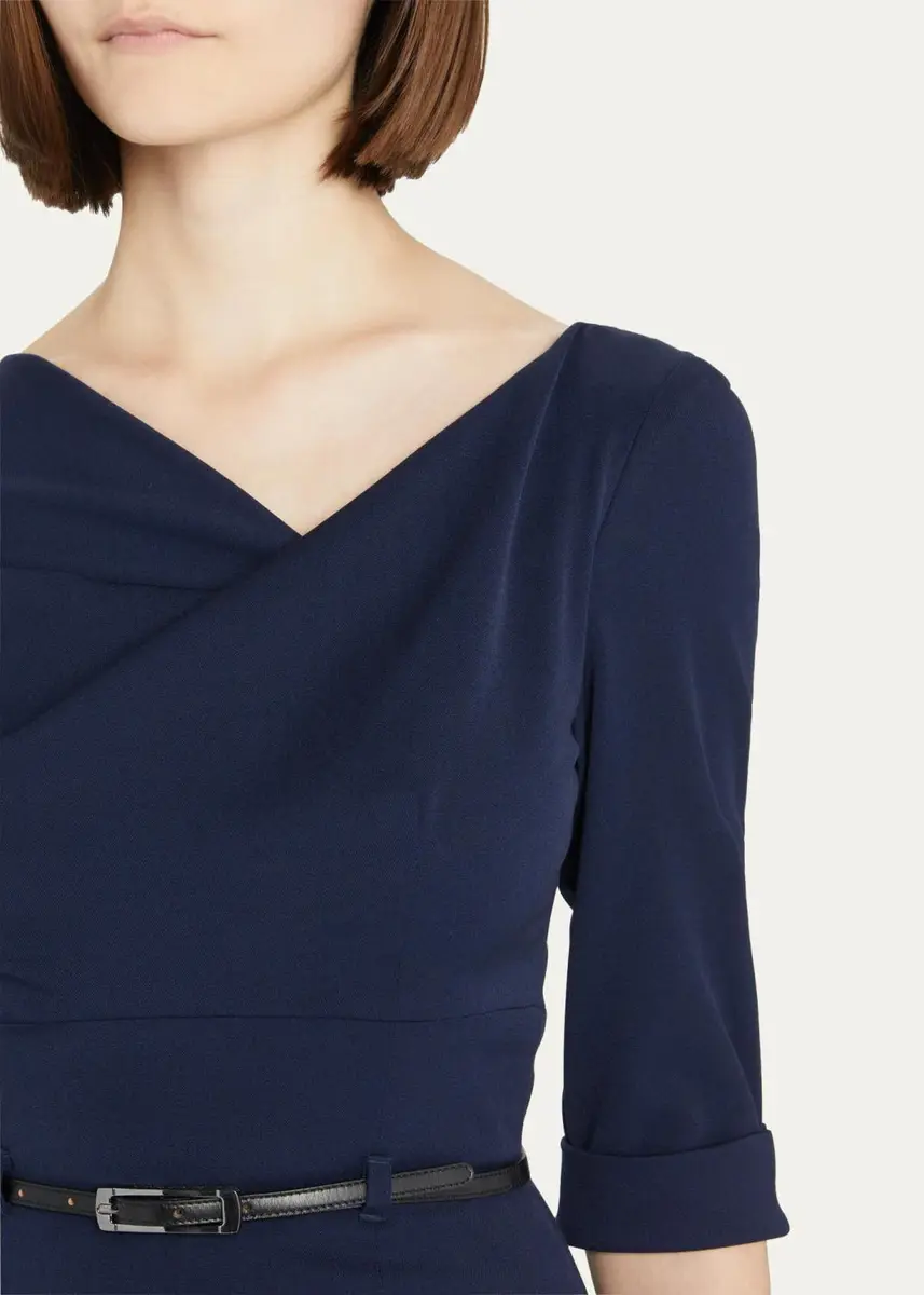 BLACK HALO Jackie 3/4-Sleeve Sheath Dress | Thumbnail 9 BLACK HALO Jackie 3/4-Sleeve Sheath Dress | Thumbnail 9