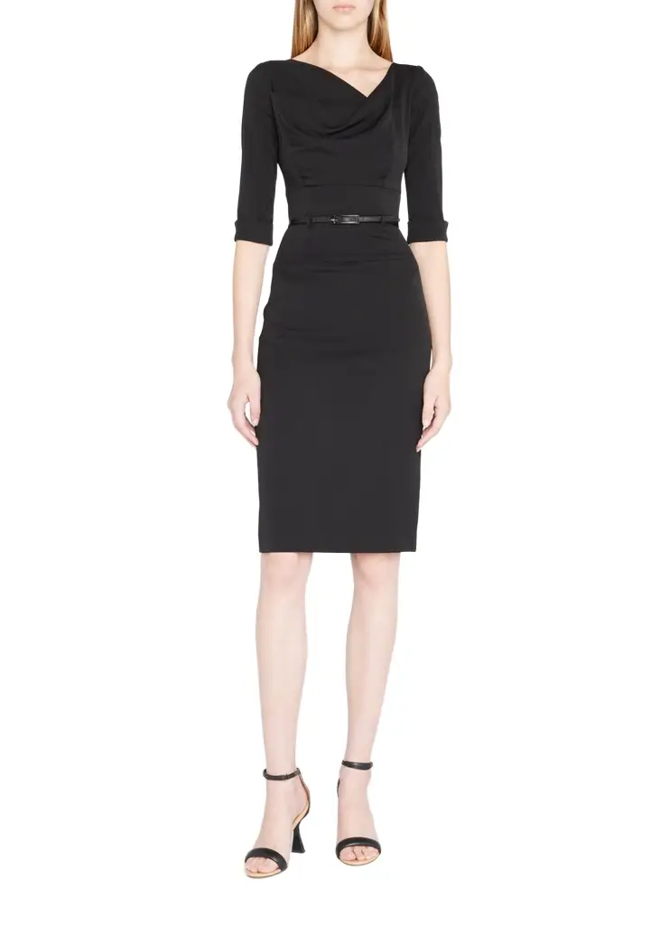 BLACK HALO Jackie 3/4-Sleeve Sheath Dress
