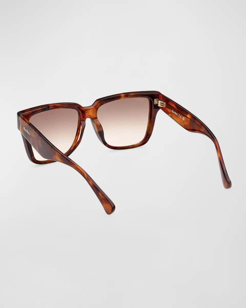 Max Mara Glimpse Acetate Square Sunglasses | Thumbnail 2 Max Mara Glimpse Acetate Square Sunglasses | Thumbnail 2