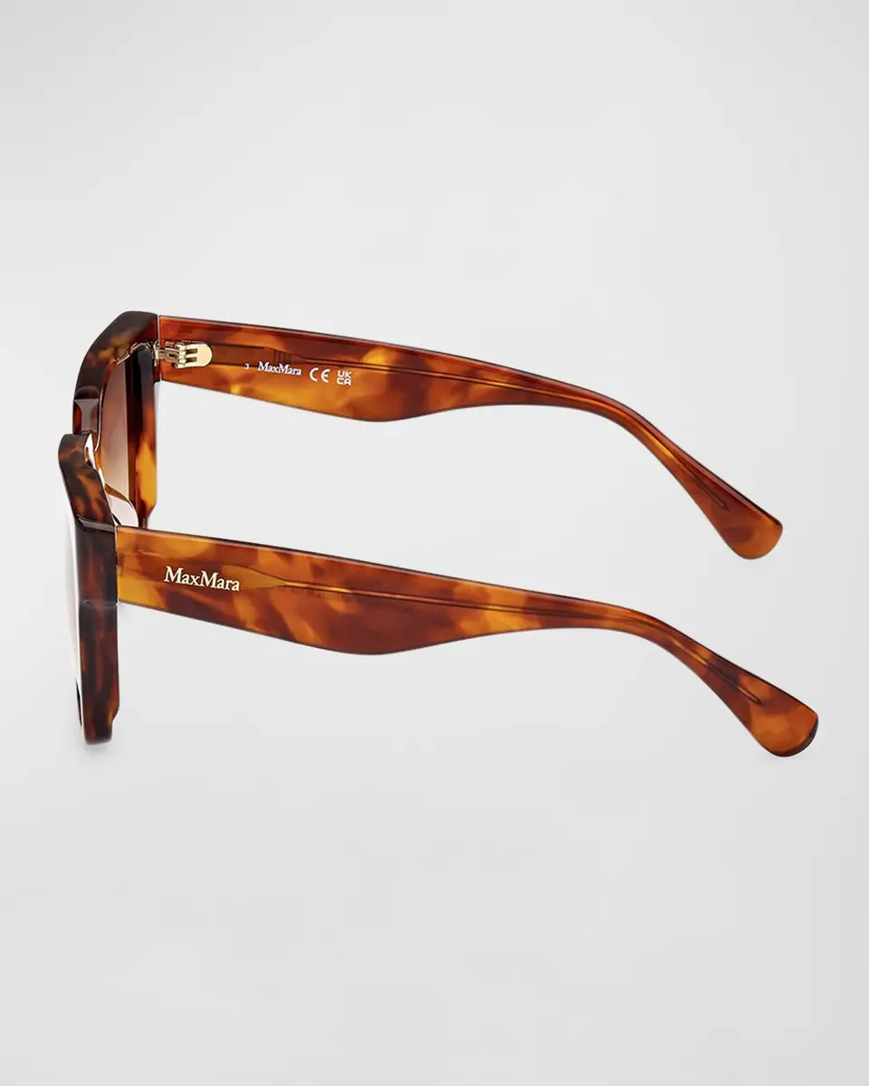 Max Mara Glimpse Acetate Square Sunglasses | Thumbnail 3 Max Mara Glimpse Acetate Square Sunglasses | Thumbnail 3
