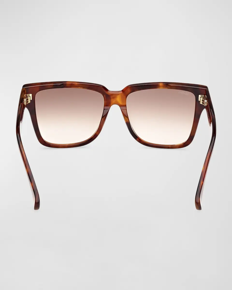 Max Mara Glimpse Acetate Square Sunglasses | Thumbnail 5 Max Mara Glimpse Acetate Square Sunglasses | Thumbnail 5