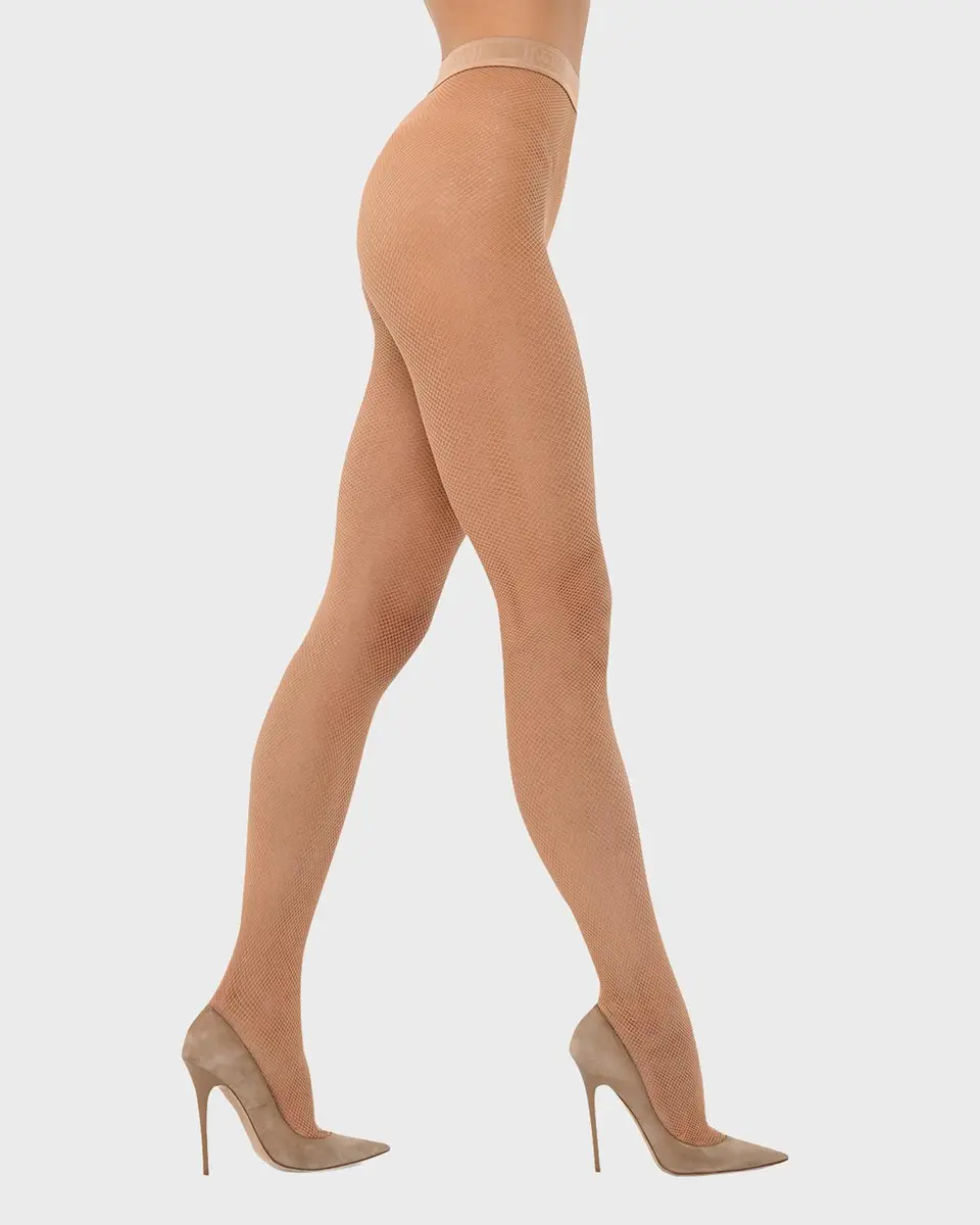 Wolford Matte Fishnet Tights | Thumbnail 3