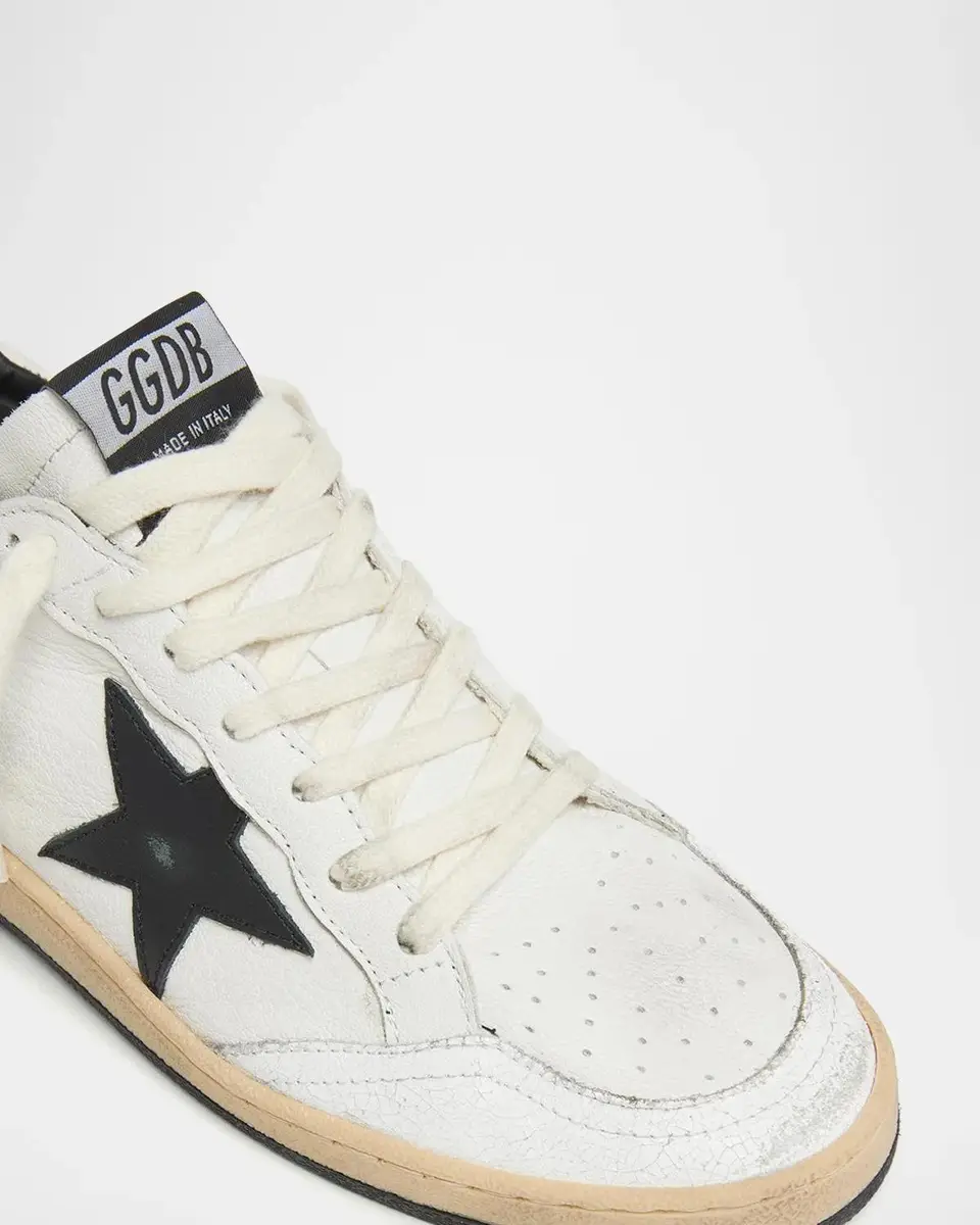 Golden Goose Ballstar Bicolor Leather Low-Top Sneakers | Thumbnail 5 Golden Goose Ballstar Bicolor Leather Low-Top Sneakers | Thumbnail 5