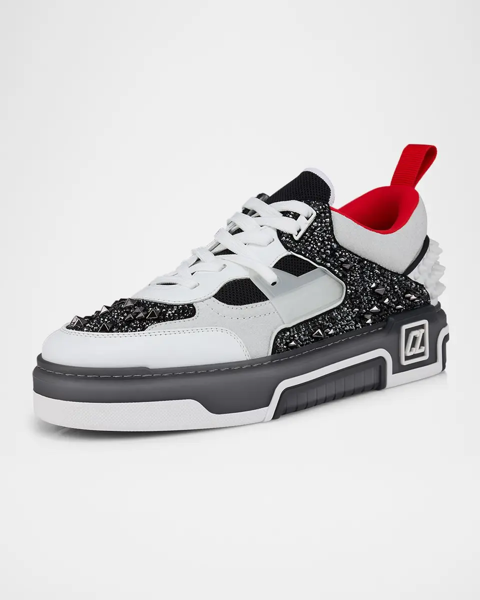 Christian Louboutin Men's Astroloubi Strass Eternity Low-Top Sneakers | Thumbnail 5 Christian Louboutin Men's Astroloubi Strass Eternity Low-Top Sneakers | Thumbnail 5