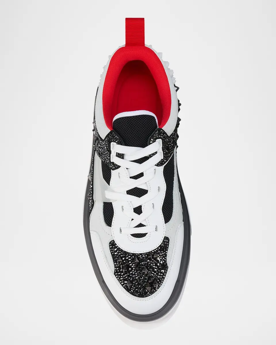 Christian Louboutin Men's Astroloubi Strass Eternity Low-Top Sneakers | Thumbnail 6 Christian Louboutin Men's Astroloubi Strass Eternity Low-Top Sneakers | Thumbnail 6