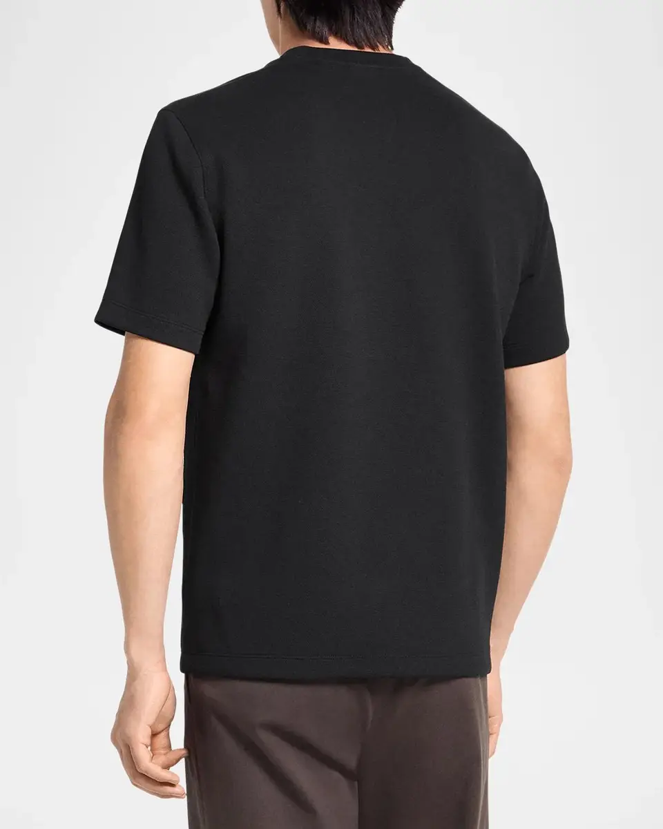 Theory Men's Delroy Double-Knit T-Shirt | Thumbnail 3 Theory Men's Delroy Double-Knit T-Shirt | Thumbnail 3