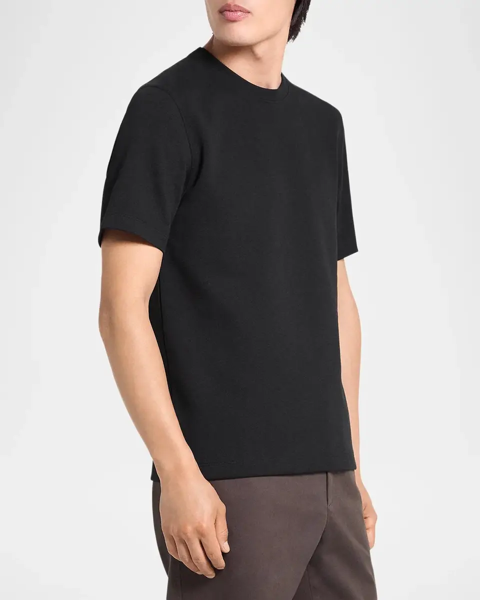 Theory Men's Delroy Double-Knit T-Shirt | Thumbnail 6 Theory Men's Delroy Double-Knit T-Shirt | Thumbnail 6
