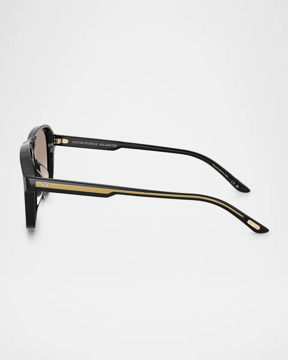 Khaite x Oliver Peoples OV5584U Acetate Aviator Sunglasses | Thumbnail 2 Khaite x Oliver Peoples OV5584U Acetate Aviator Sunglasses | Thumbnail 2