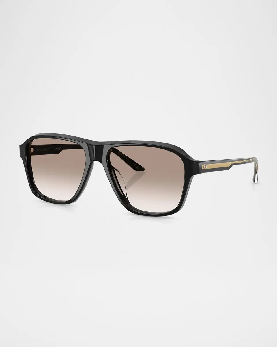Khaite x Oliver Peoples OV5584U Acetate Aviator Sunglasses | Thumbnail 3 Khaite x Oliver Peoples OV5584U Acetate Aviator Sunglasses | Thumbnail 3