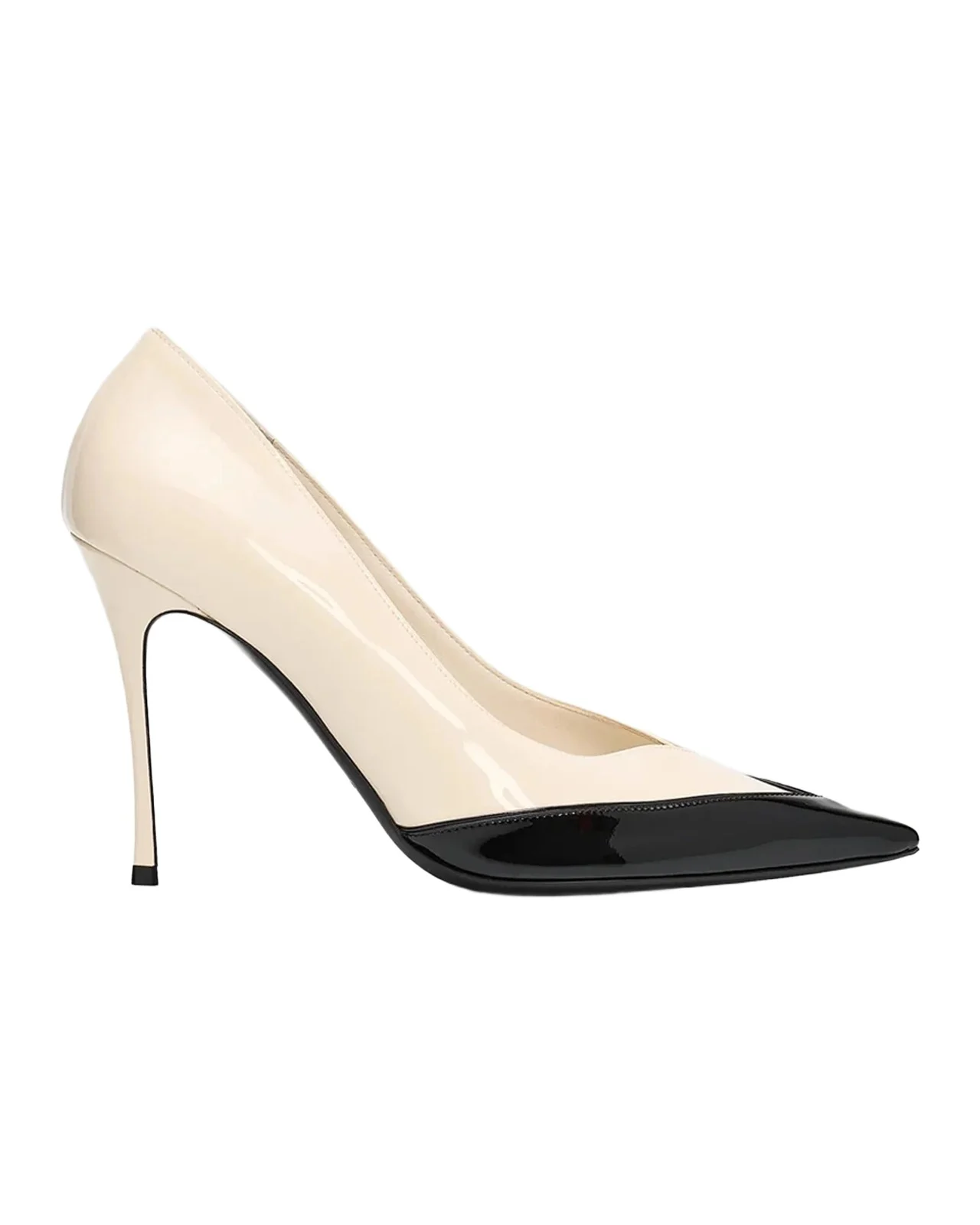 Varina 90MM Two-Tone Patent Leather Pumps Varina 90MM Two-Tone Patent Leather Pumps