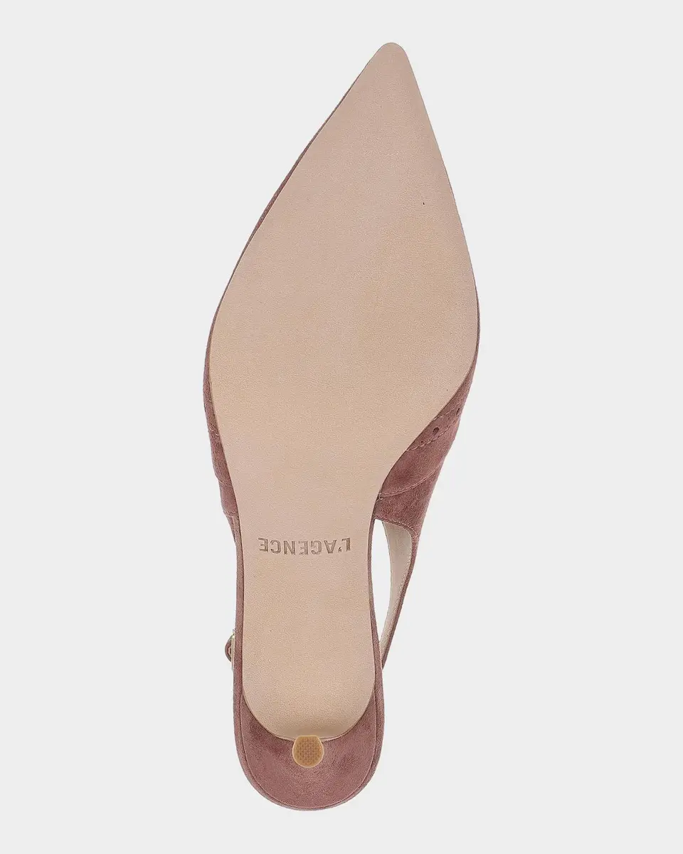L'Agence Shreya 80MM Suede Slingback Pumps | Thumbnail 5 L'Agence Shreya 80MM Suede Slingback Pumps | Thumbnail 5