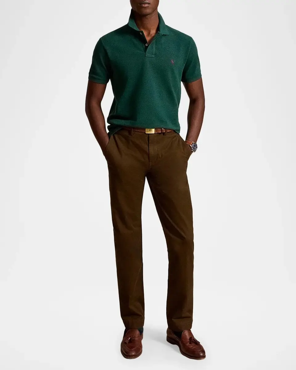 Polo Ralph Lauren Men's Mesh Polo Shirt | Thumbnail 2 Polo Ralph Lauren Men's Mesh Polo Shirt | Thumbnail 2