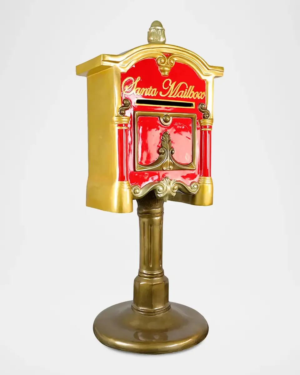 Universal Statues Santa Fiberglass Mailbox | Thumbnail 2 Universal Statues Santa Fiberglass Mailbox | Thumbnail 2