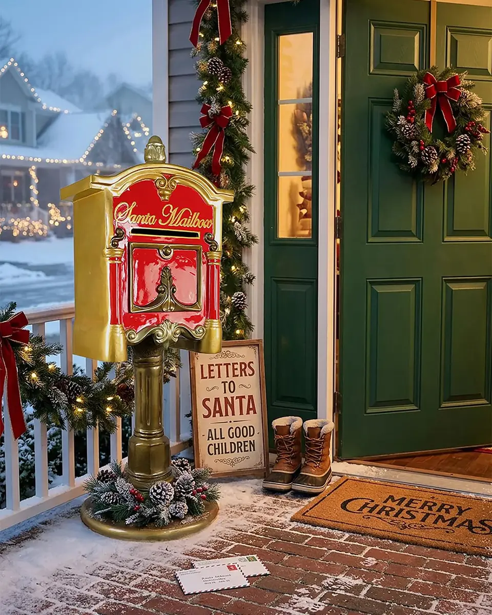 Universal Statues Santa Fiberglass Mailbox | Thumbnail 5 Universal Statues Santa Fiberglass Mailbox | Thumbnail 5