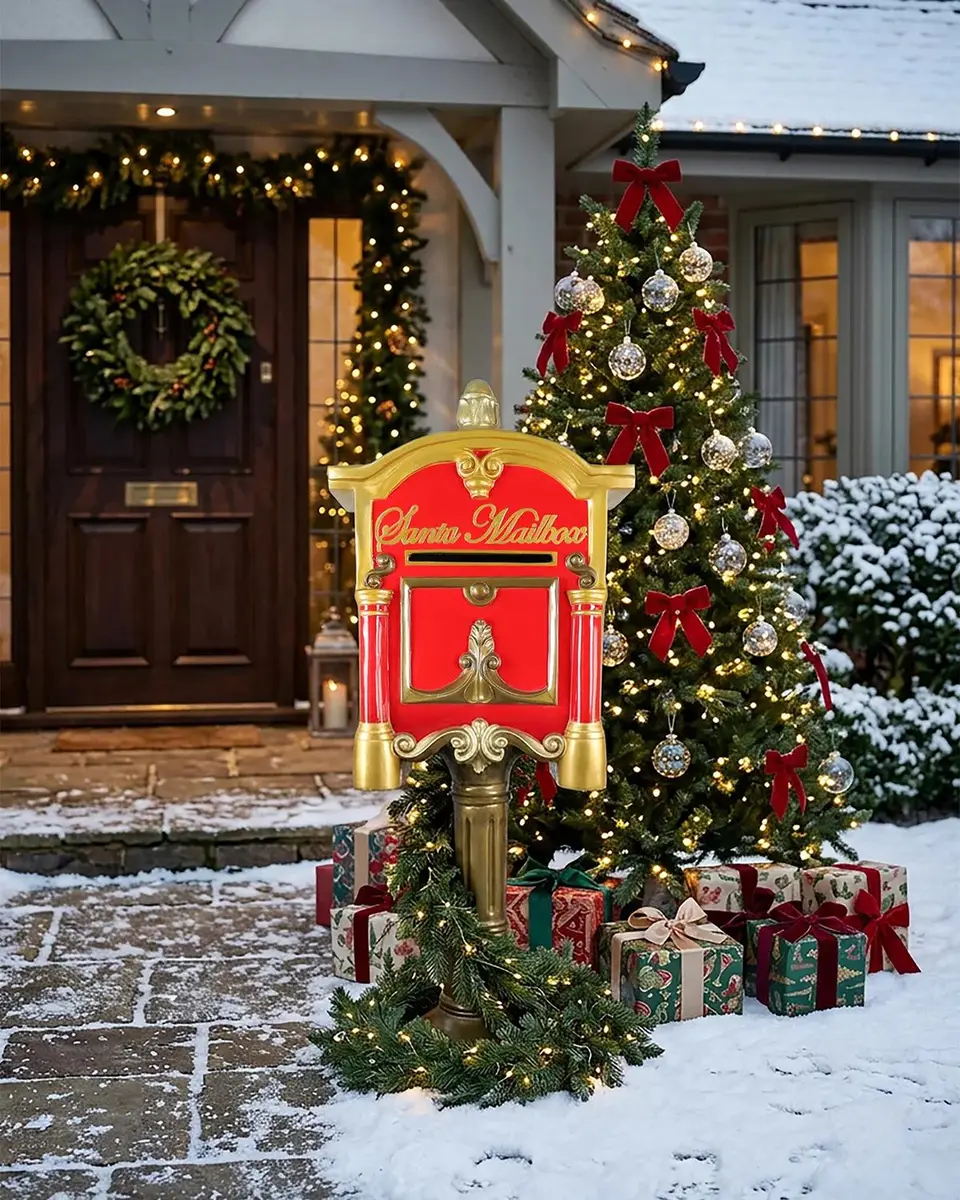 Universal Statues Santa Fiberglass Mailbox | Thumbnail 6 Universal Statues Santa Fiberglass Mailbox | Thumbnail 6