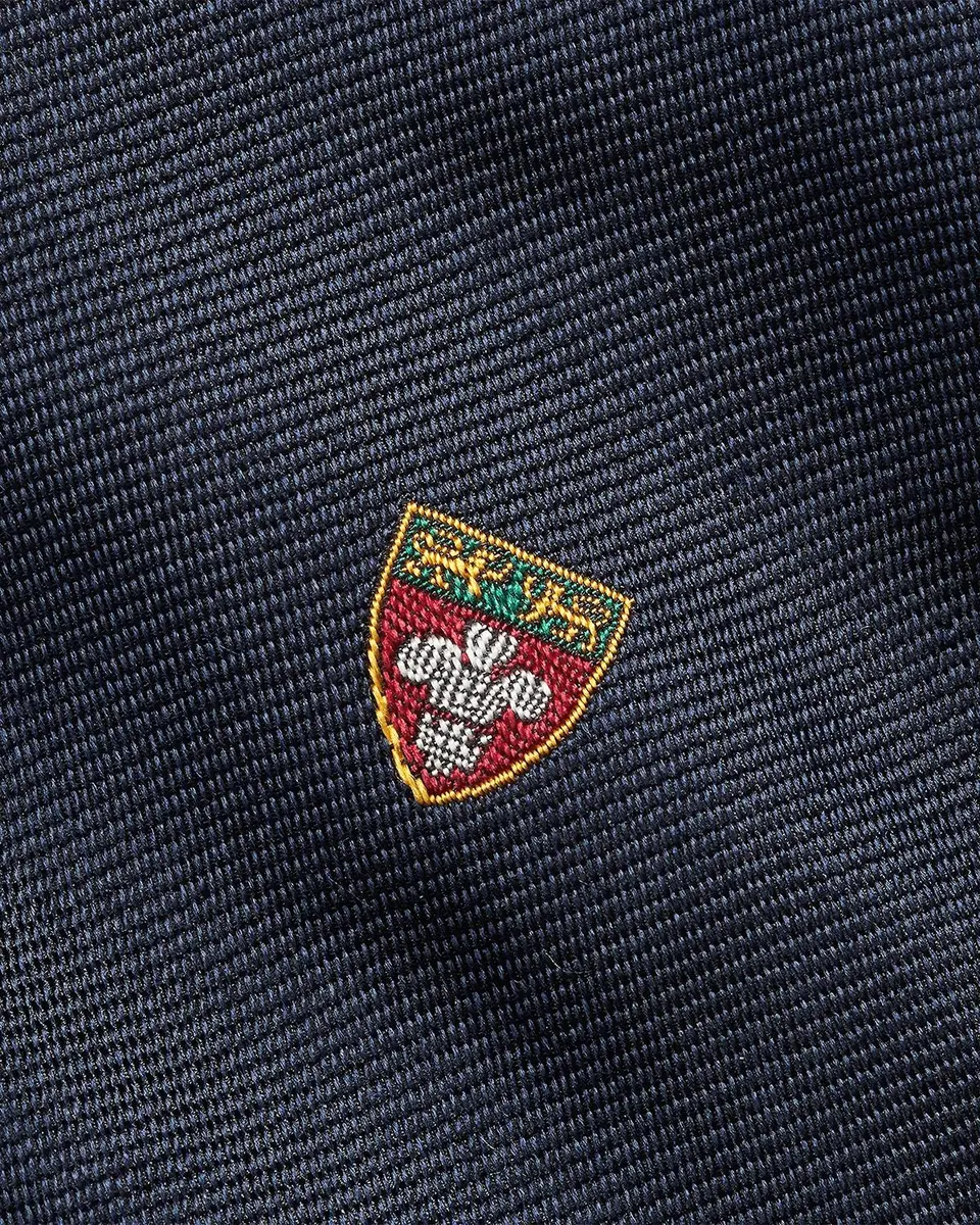 Polo Ralph Lauren Men's Silk Repp Narrow Club Tie | Thumbnail 3 Polo Ralph Lauren Men's Silk Repp Narrow Club Tie | Thumbnail 3