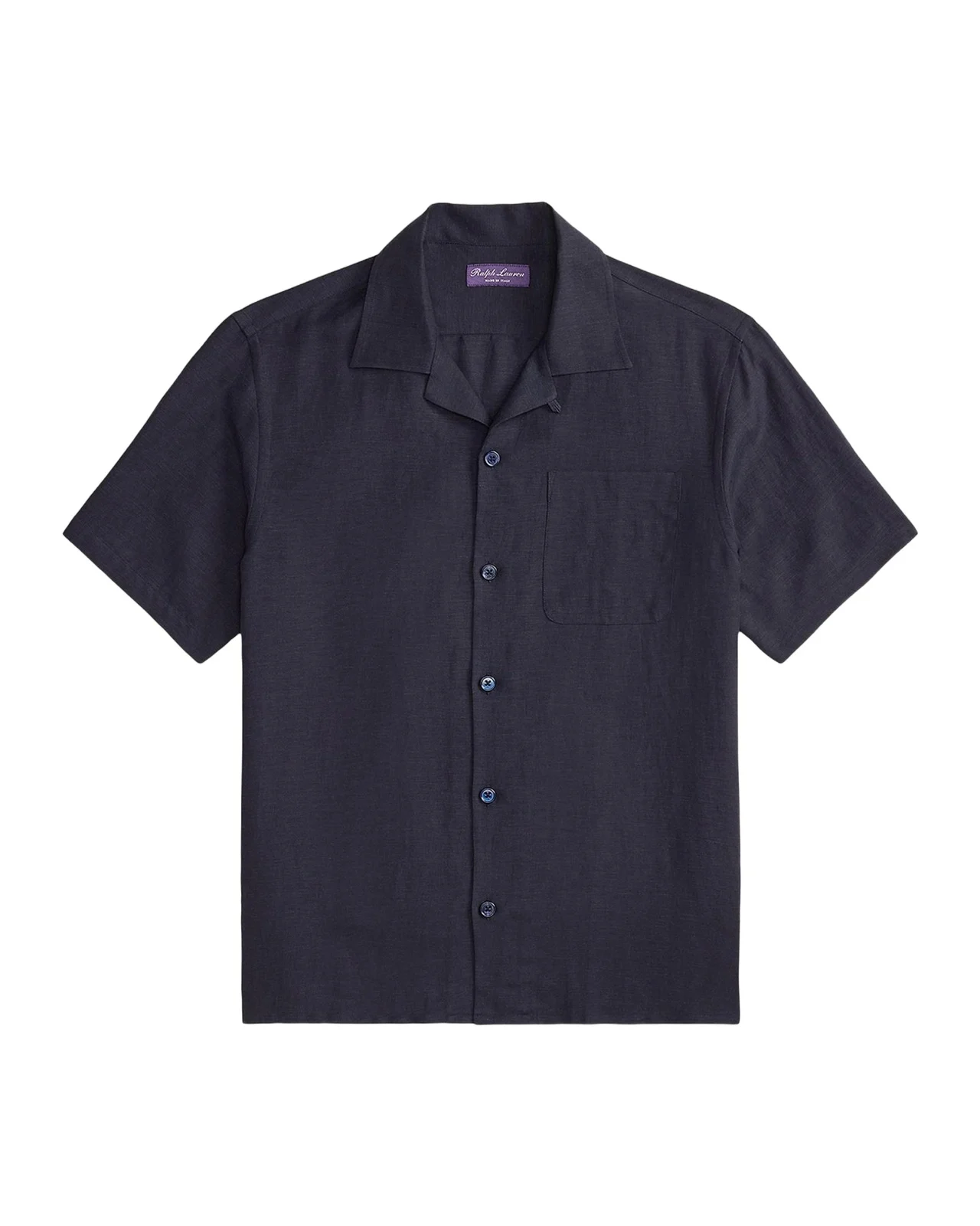 Ralph Lauren Purple Label Men's Silk-Linen Camp Shirt