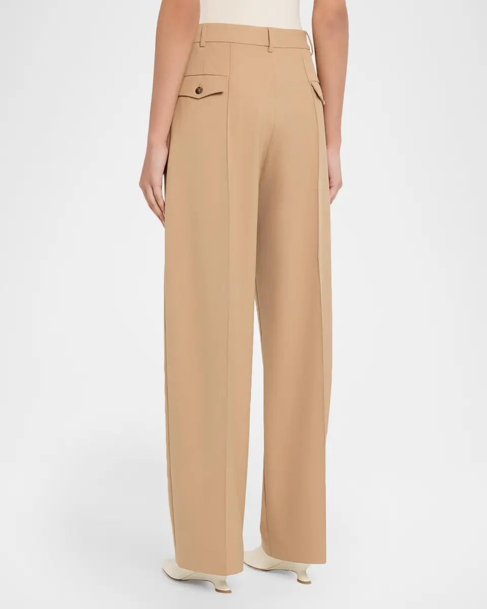 Fabiana Filippi Tapered Tech Fluid Wool Trousers | Thumbnail 3 Fabiana Filippi Tapered Tech Fluid Wool Trousers | Thumbnail 3