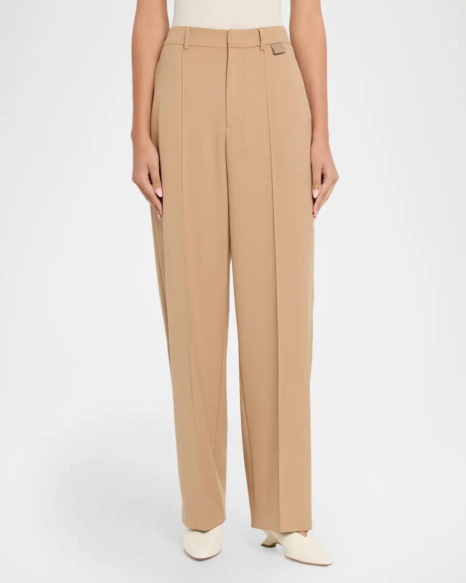 Fabiana Filippi Tapered Tech Fluid Wool Trousers | Thumbnail 4 Fabiana Filippi Tapered Tech Fluid Wool Trousers | Thumbnail 4
