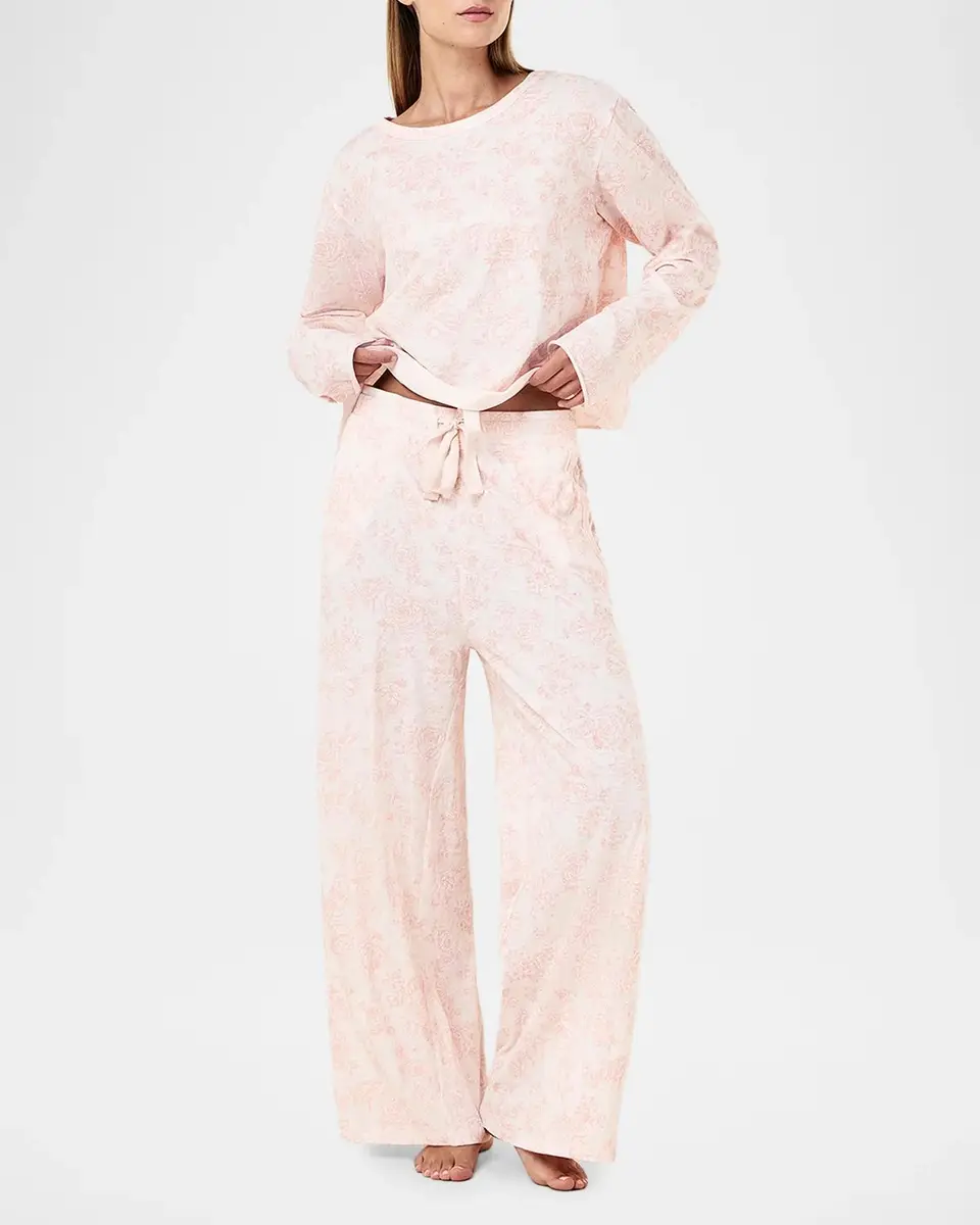 Papinelle Nostalgia Floral Organic Cotton Pajama Set | Thumbnail 4 Papinelle Nostalgia Floral Organic Cotton Pajama Set | Thumbnail 4