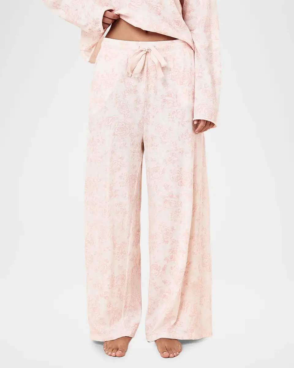 Papinelle Nostalgia Floral Organic Cotton Pajama Set | Thumbnail 7 Papinelle Nostalgia Floral Organic Cotton Pajama Set | Thumbnail 7